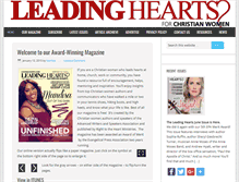 Tablet Screenshot of leadinghearts.com